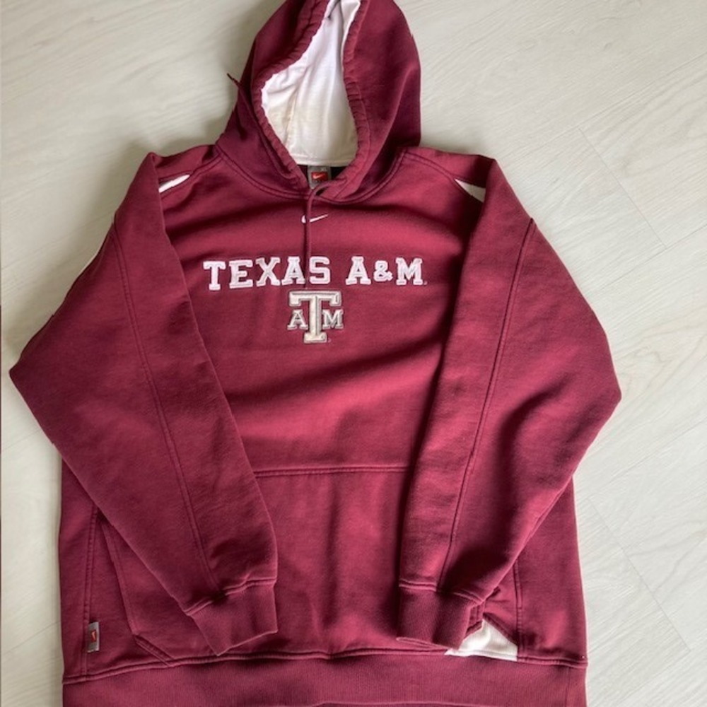 Vintage Nike Texas A&M Heavy Cotton Hoodie XL 26 x 29